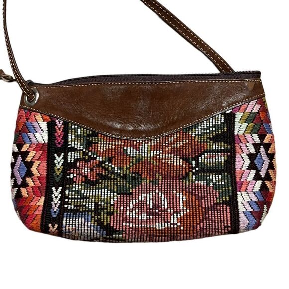 Needlepoint Mini Crossbody Bag - Picture 1 of 7
